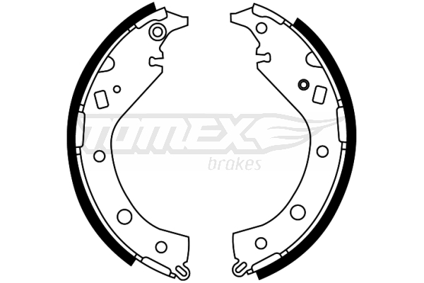 Sada brzdových čeľustí TOMEX Brakes